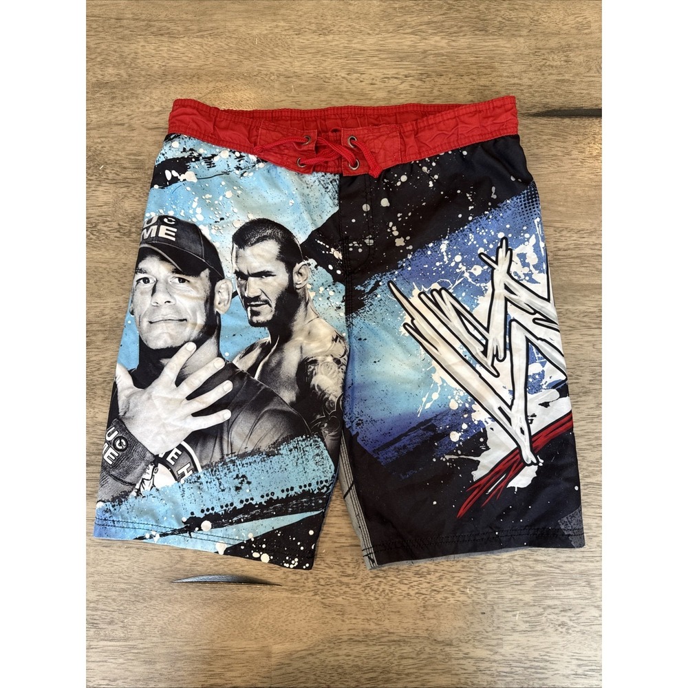 WWE John Cena, CM Punk, Randy Orton Swim Trunks  Boys Size 14/16